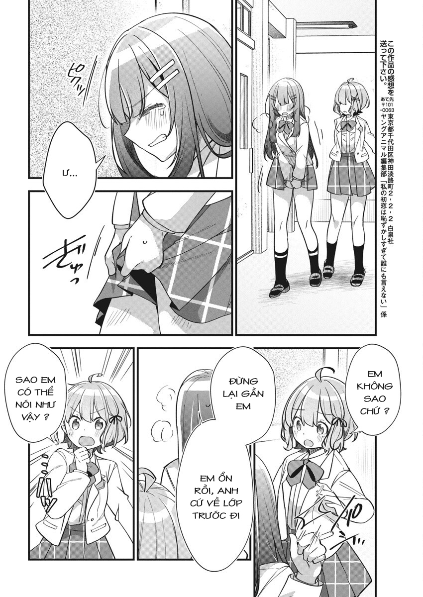 đọc truyện Watashi No Hatsukoi Wa Hazukashisugite Darenimo Ienai Chương 18 ảnh 19 tại Thiên Thai Truyện