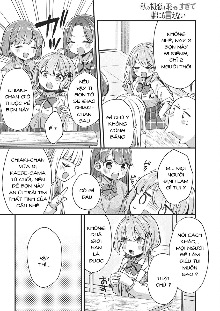 đọc truyện Watashi No Hatsukoi Wa Hazukashisugite Darenimo Ienai Chương 24 ảnh 15 tại Thiên Thai Truyện