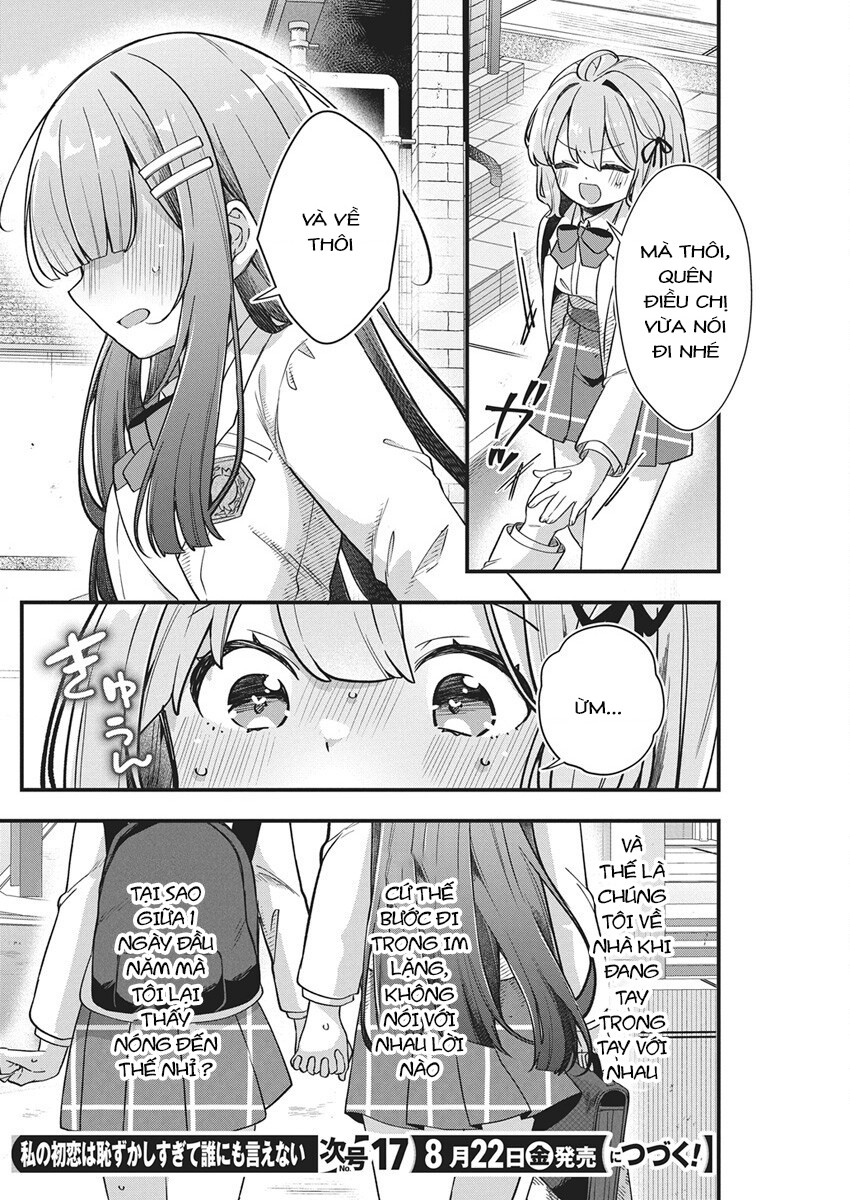 đọc truyện Watashi No Hatsukoi Wa Hazukashisugite Darenimo Ienai Chương 26 ảnh 21 tại Thiên Thai Truyện