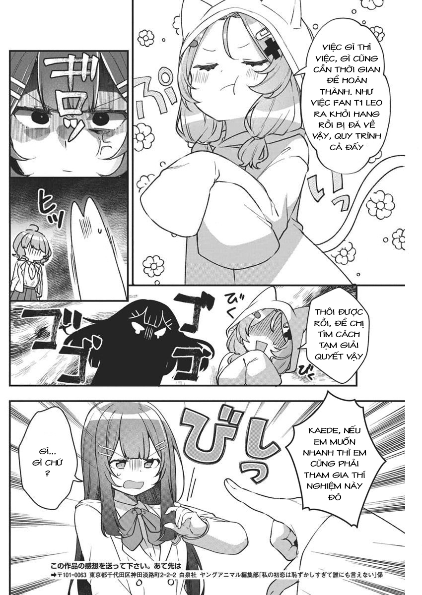 đọc truyện Watashi No Hatsukoi Wa Hazukashisugite Darenimo Ienai Chương 4 ảnh 14 tại Thiên Thai Truyện