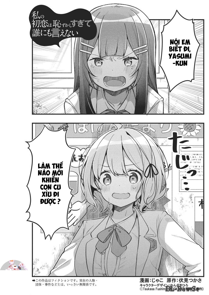 đọc truyện Watashi No Hatsukoi Wa Hazukashisugite Darenimo Ienai Chương 5 ảnh 2 tại Thiên Thai Truyện