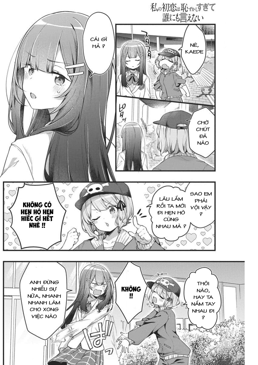 đọc truyện Watashi No Hatsukoi Wa Hazukashisugite Darenimo Ienai Chương 6 ảnh 4 tại Thiên Thai Truyện