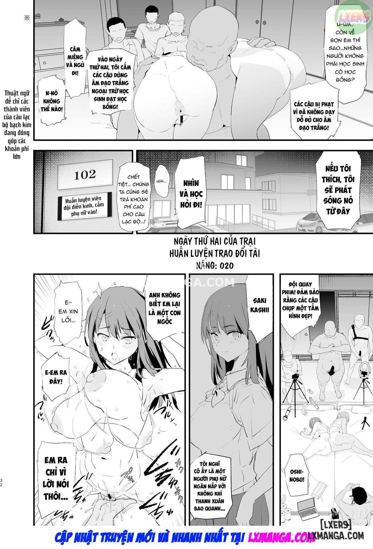 đọc truyện Watashi-tachi No Onaho Koukan Gasshuku Ichinichime To Futsukame! Chương 1 ảnh 36 tại Thiên Thai Truyện