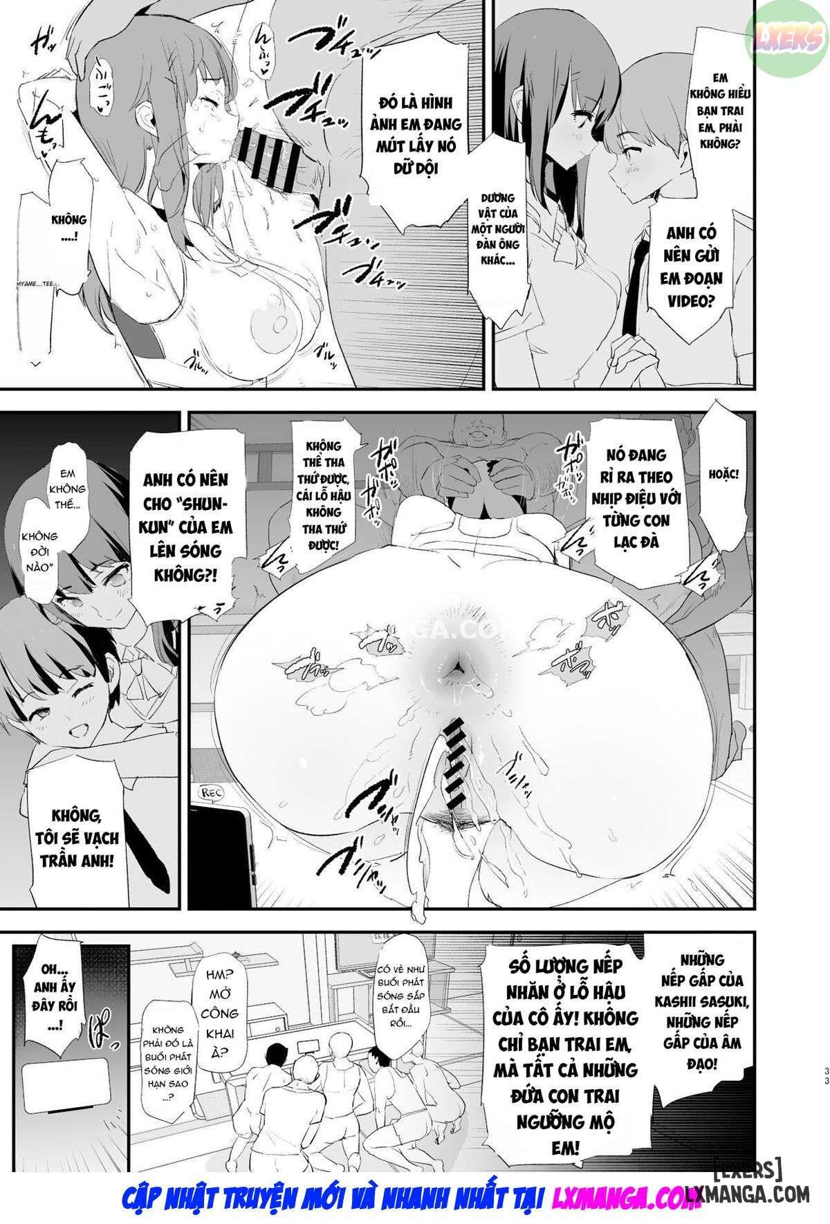 đọc truyện Watashi-tachi No Onaho Koukan Gasshuku Ichinichime To Futsukame! Chương 1 ảnh 37 tại Thiên Thai Truyện