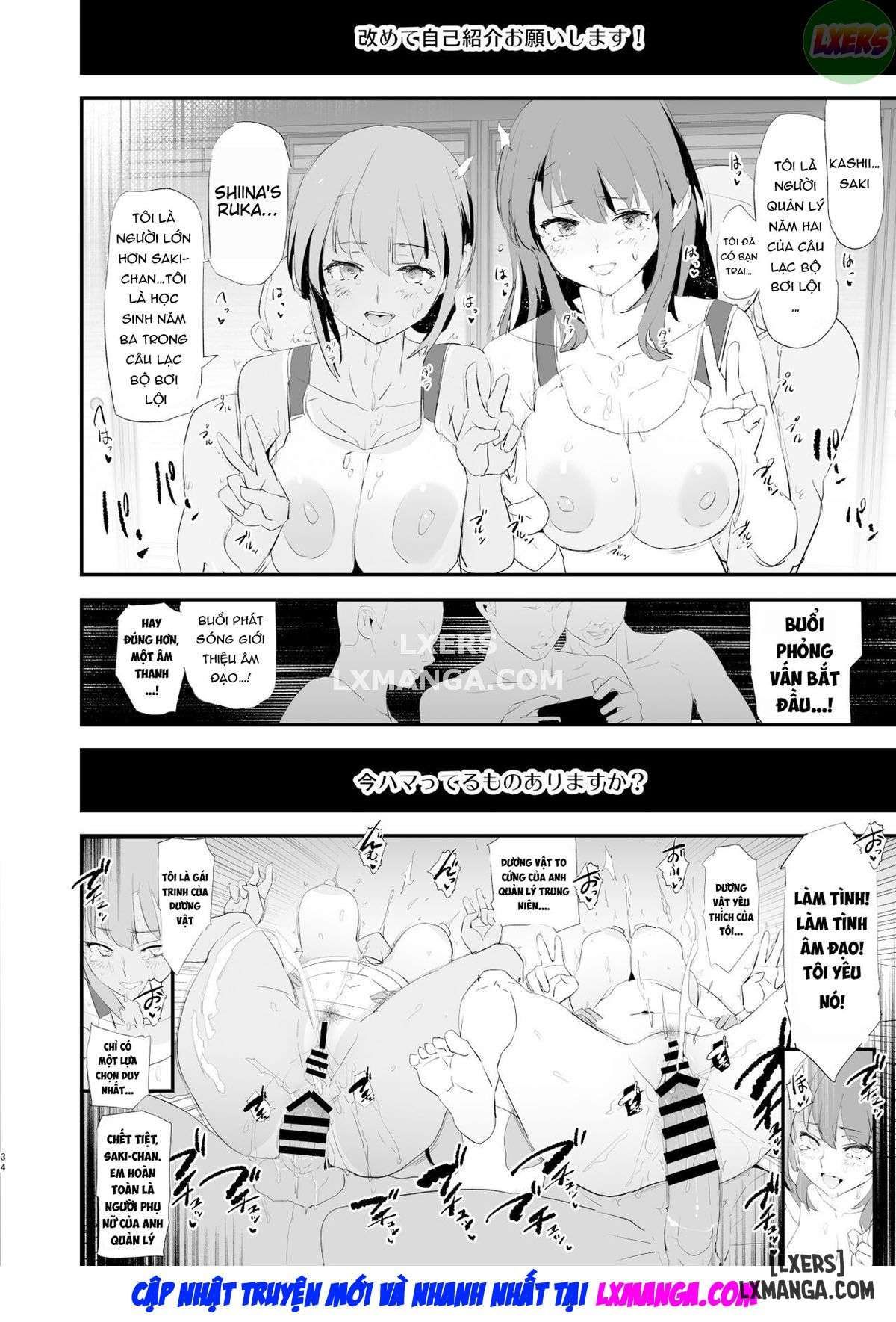 đọc truyện Watashi-tachi No Onaho Koukan Gasshuku Ichinichime To Futsukame! Chương 1 ảnh 38 tại Thiên Thai Truyện