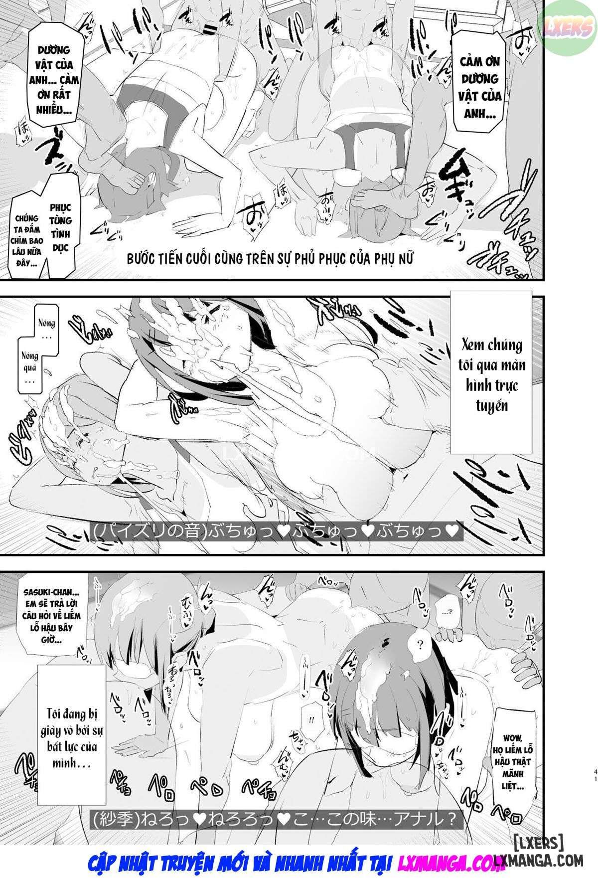 đọc truyện Watashi-tachi No Onaho Koukan Gasshuku Ichinichime To Futsukame! Chương 1 ảnh 45 tại Thiên Thai Truyện