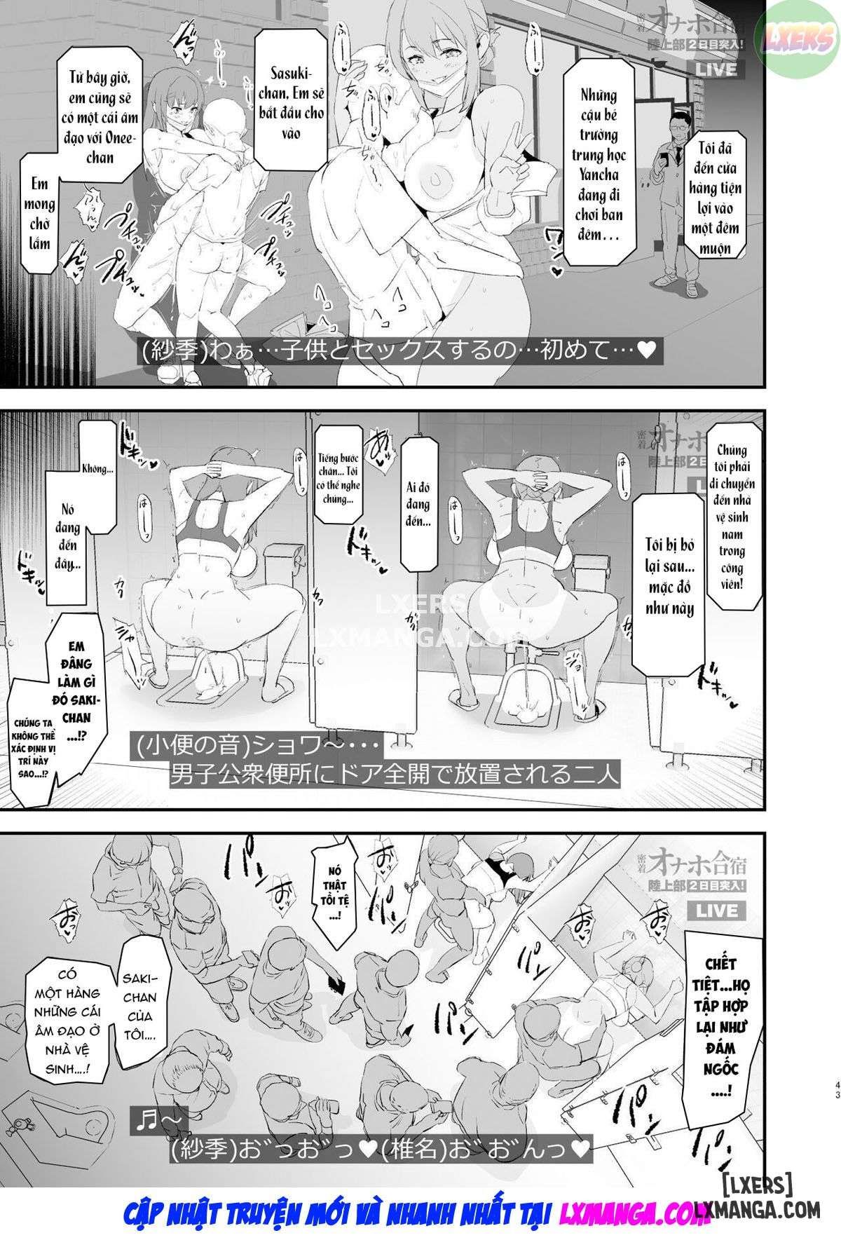 đọc truyện Watashi-tachi No Onaho Koukan Gasshuku Ichinichime To Futsukame! Chương 1 ảnh 47 tại Thiên Thai Truyện