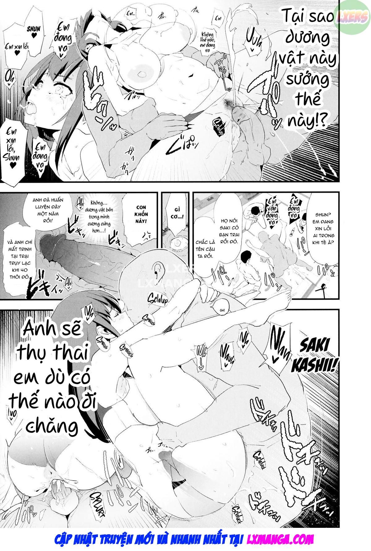 đọc truyện Watashi-tachi No Onaho Koukan Gasshuku Ichinichime Oneshot ảnh 13 tại Giả Dược