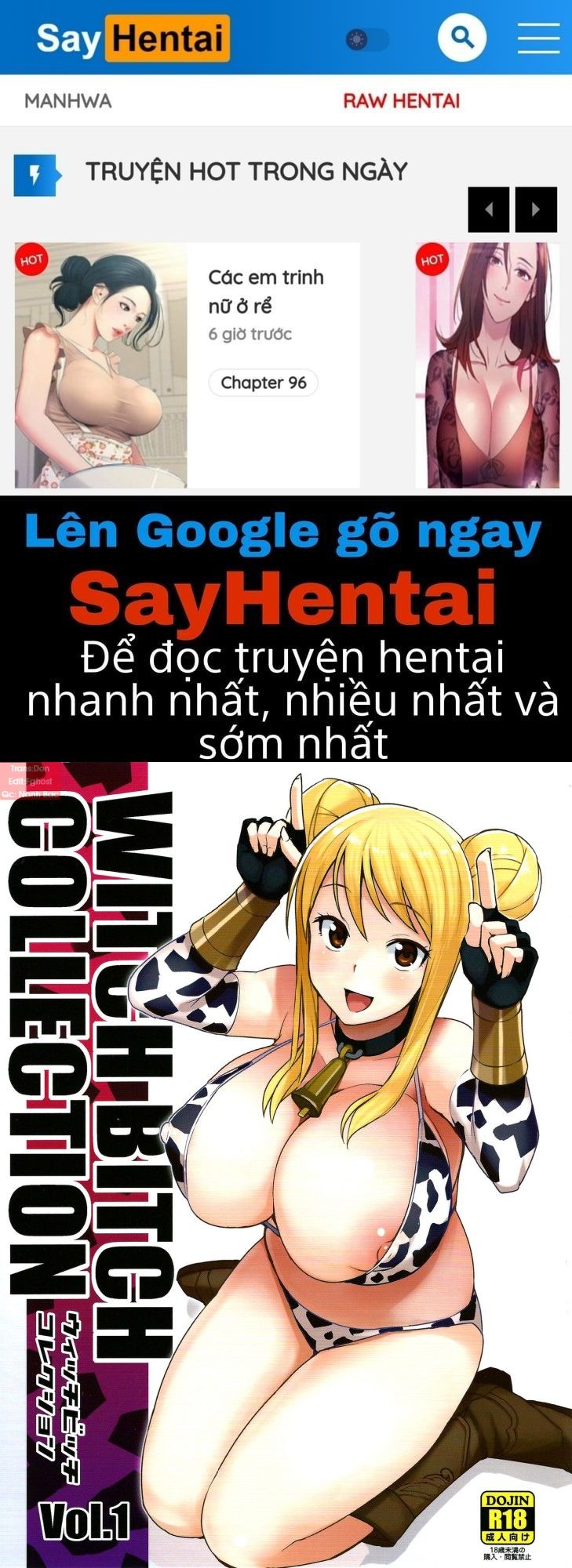 đọc truyện Witch Bitch Collection Vol. 1 Oneshot ảnh 1 tại Giả Dược
