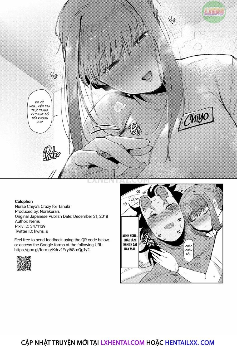 Y Tá Chiyo Phát Điên Vì Tanuki Oneshot page 21 - Giả Dược