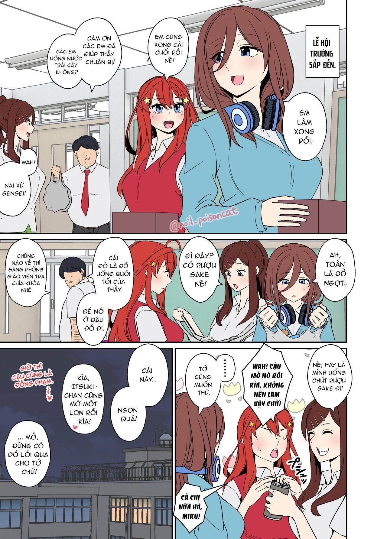 đọc truyện Yotta Nakano Miku Ni Warui Koto O Suru Hanashi Oneshot ảnh 2 tại Thiên Thai Truyện