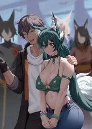 Yukong &amp; Caelus (honkai: Star Rail)