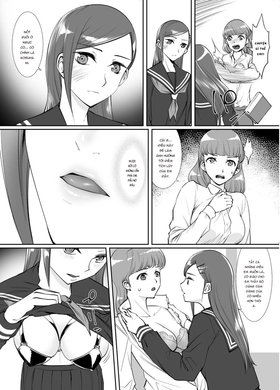 Yuri Kousoku ~kairaku Ochi Sensei~ Oneshot page 6 - Giả Dược