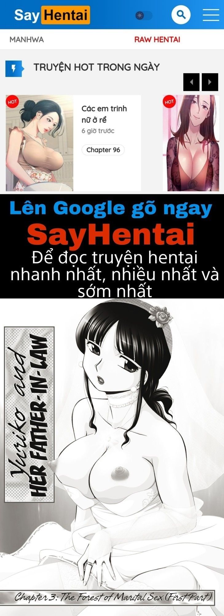 đọc truyện Yuriko And Her Father-in-law Chương 3 ảnh 1 tại Giả Dược