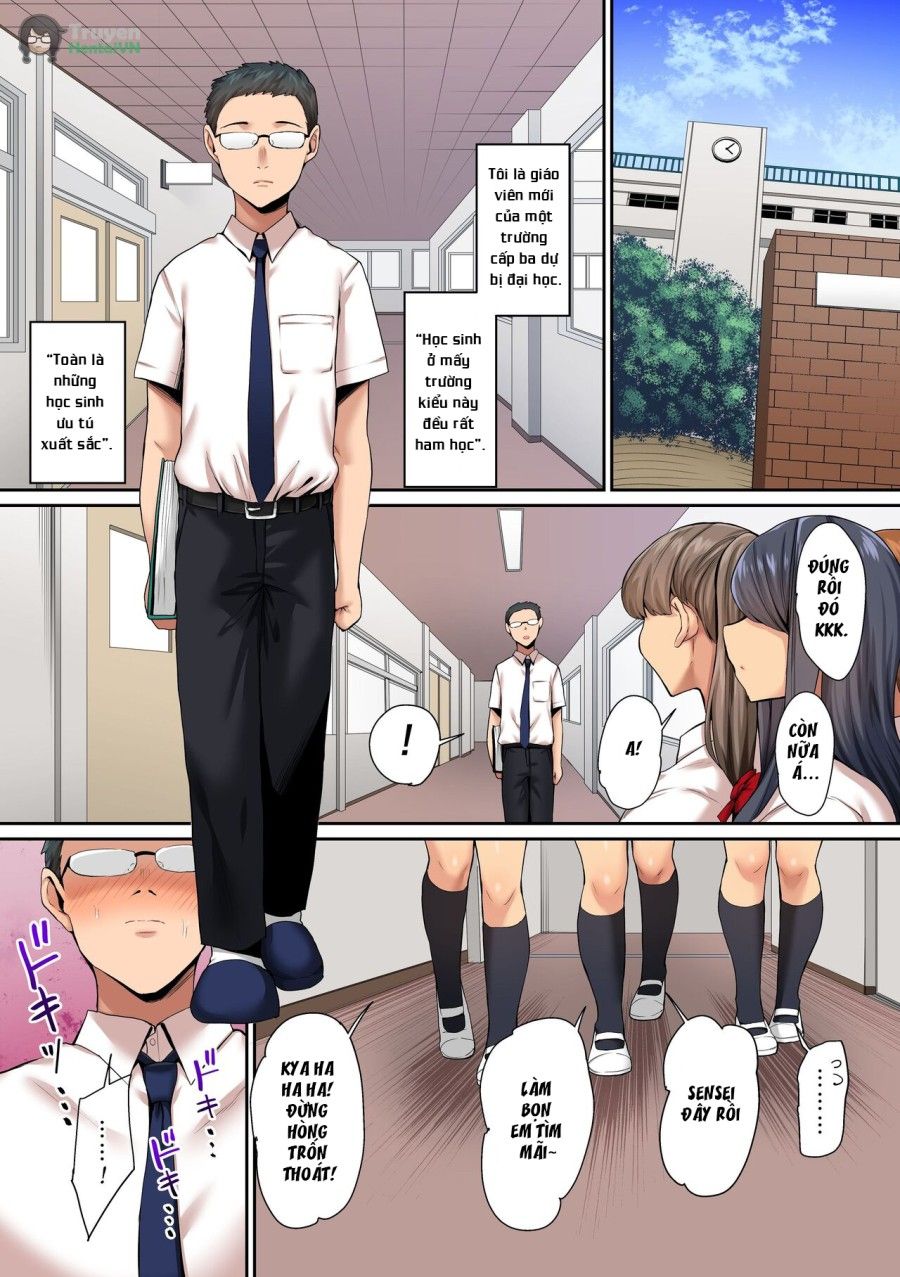 Yuumei Shingakukou De Yuutousei-tachi No Sei No Hakeguchi Ni Sareru Kyoushi No Boku No Nichijou Oneshot page 4 - Giả Dược