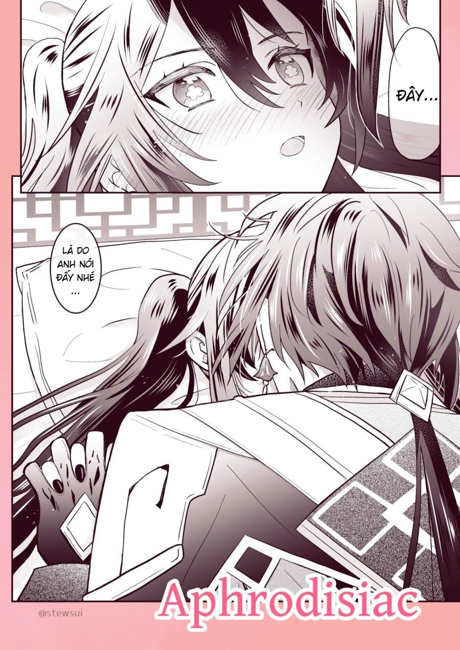 Zhongli X Hu Tao Love Story Oneshot page 11 - Giả Dược