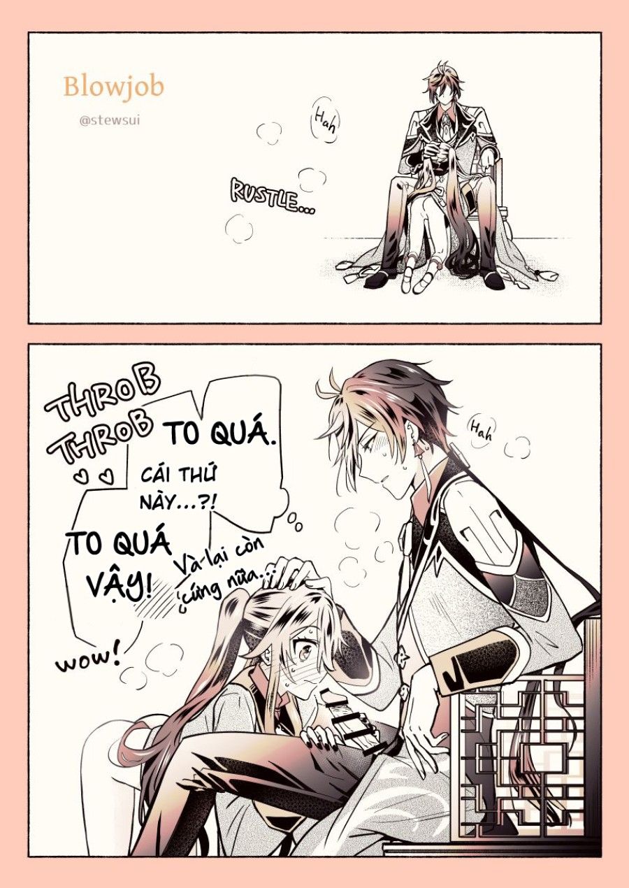Zhongli X Hu Tao Love Story Oneshot page 12 - Giả Dược