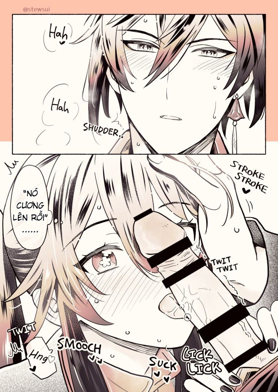 Zhongli X Hu Tao Love Story Oneshot page 13 - Giả Dược