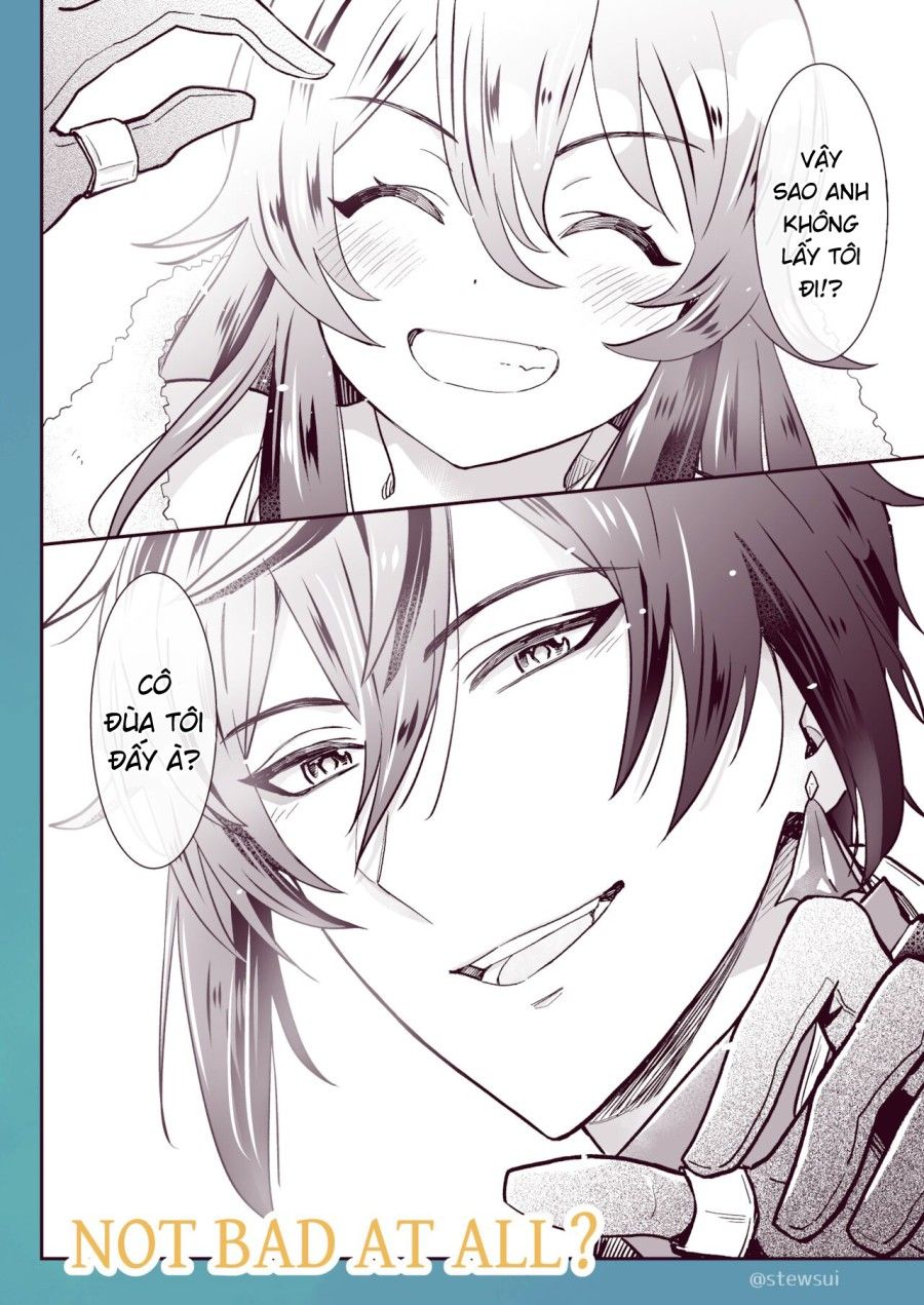 Zhongli X Hu Tao Love Story Oneshot page 7 - Giả Dược
