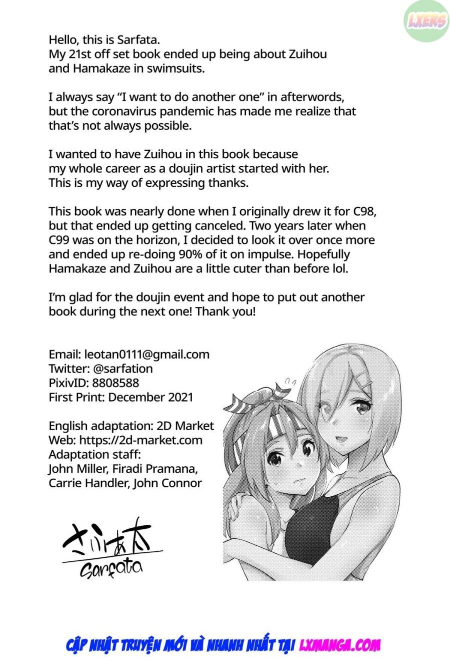 Zuihou Và Hamakaze Trong Bộ Đồ Bơi Đua Xe Oneshot page 26 - Giả Dược