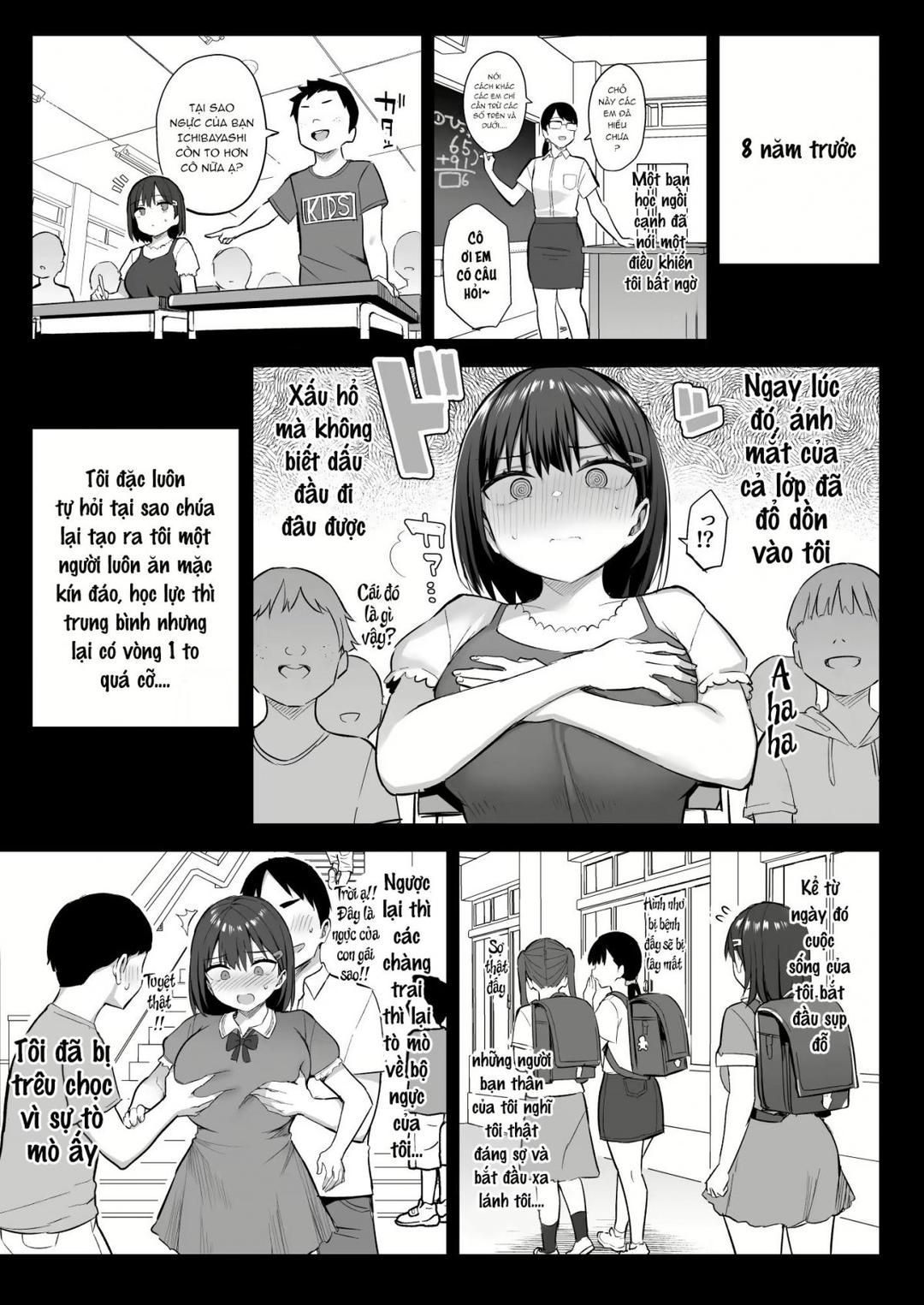 Zutto Suki Datta Kyonyuu Osananajimi Ga Furyou-tachi Ni Moteasobareta Nanokakan Chuu Oneshot page 4 - Giả Dược